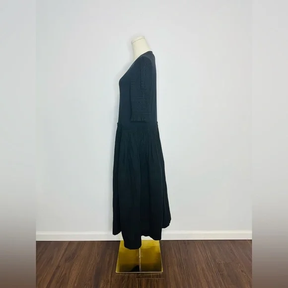 Sea NY Willa Smocking Puff Sleeve Dress